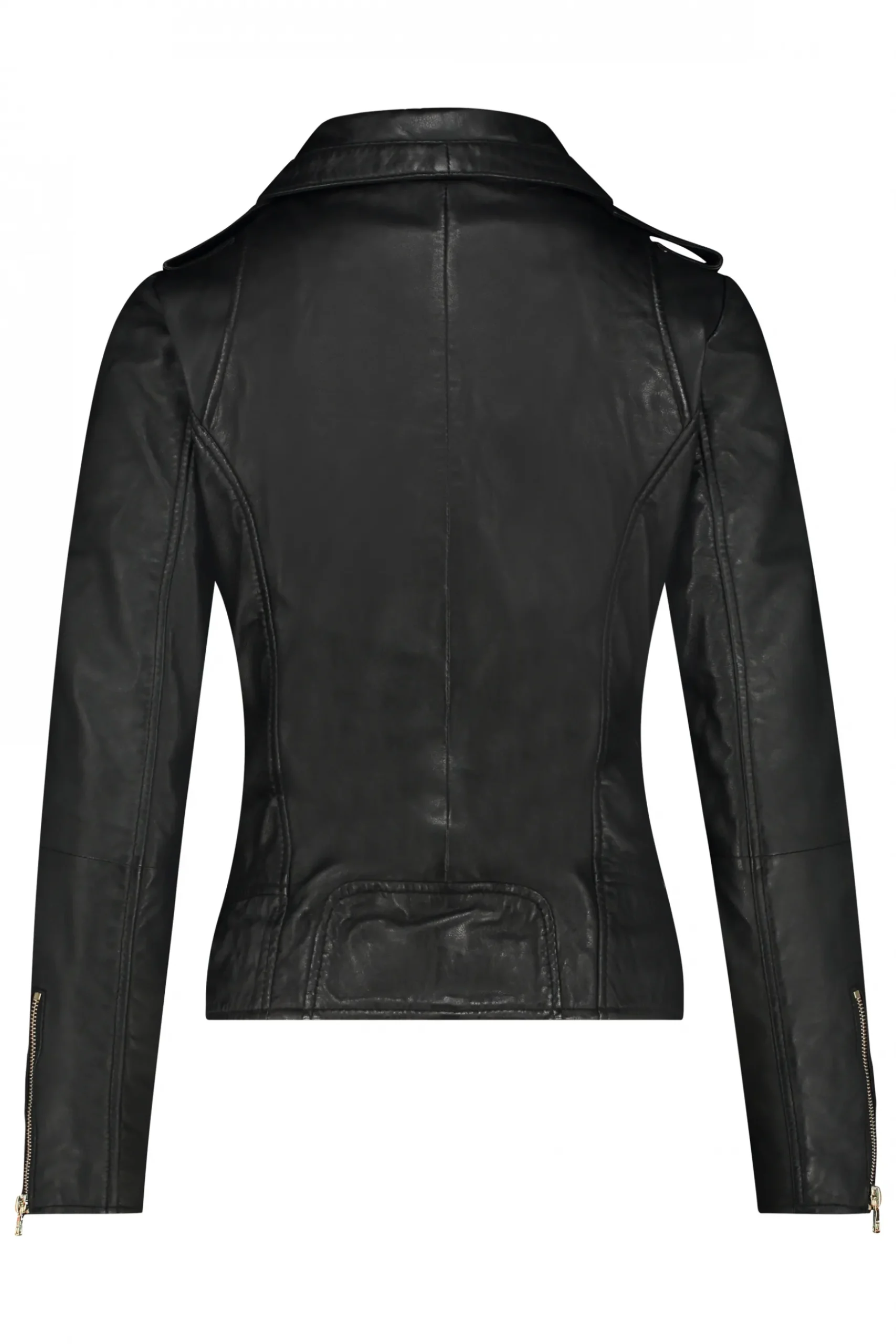 IBANA BEAR BLAZE | BLACK/GOLD< Leren Jassen