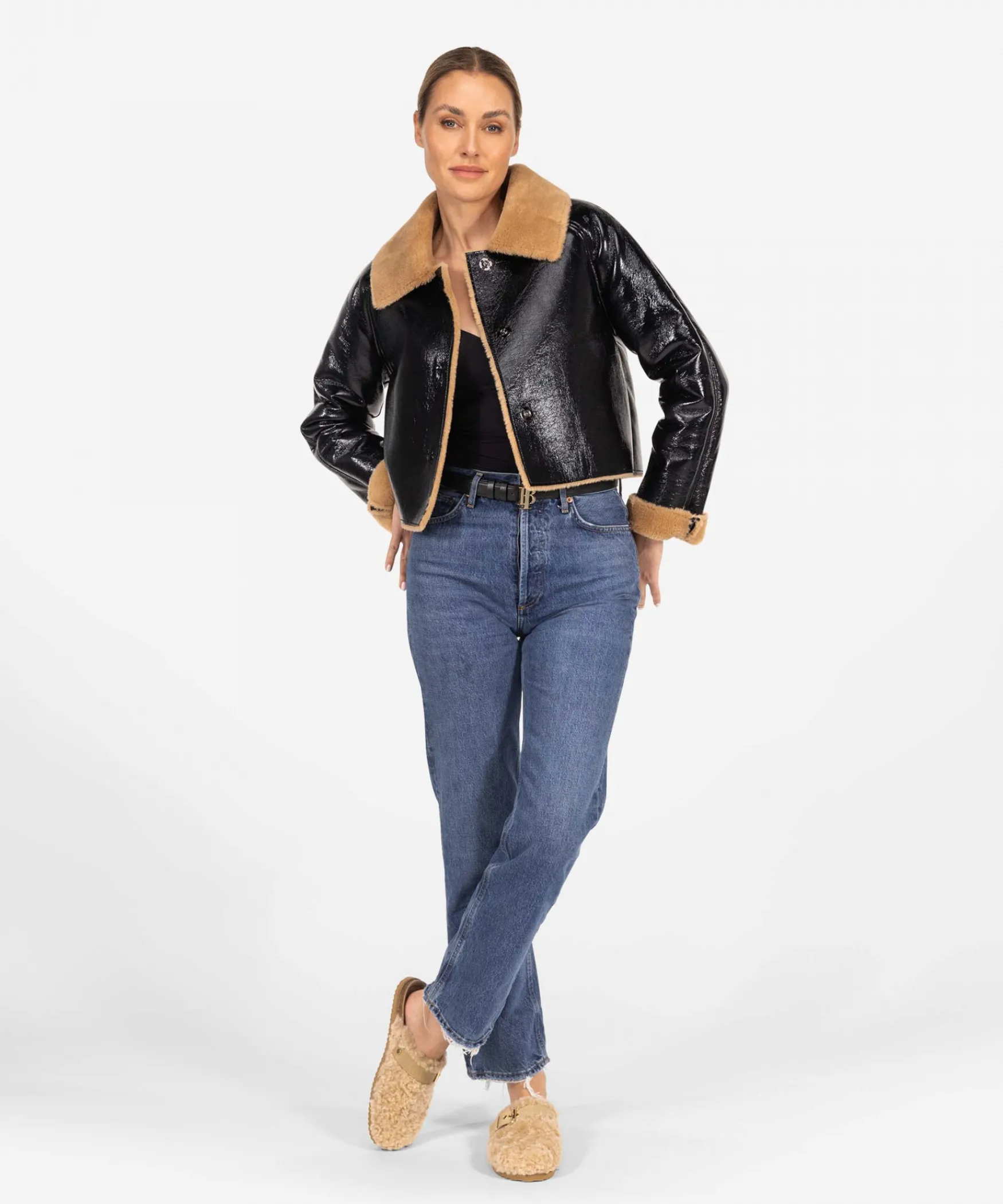 IBANA Carson | Black< Faux Fur
