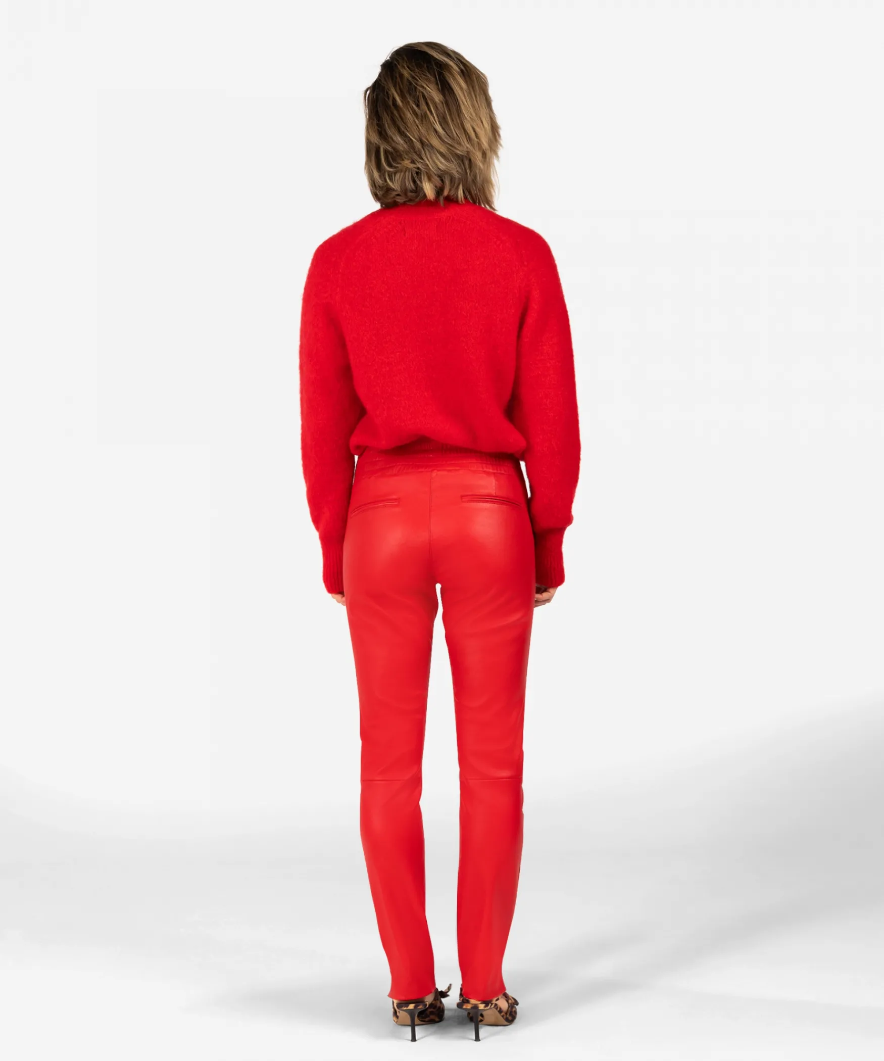 IBANA Colette | < Leren Broeken | Mid Waist