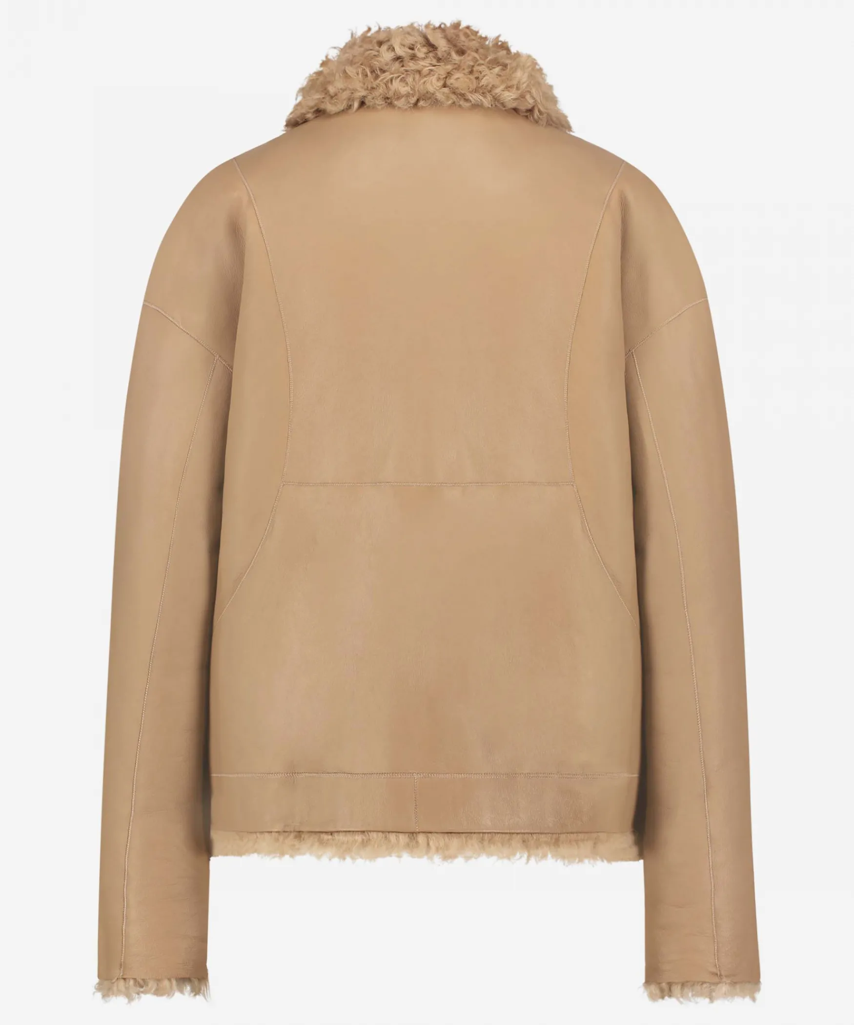 IBANA Curly | Beige< Leren Jassen | Lammy