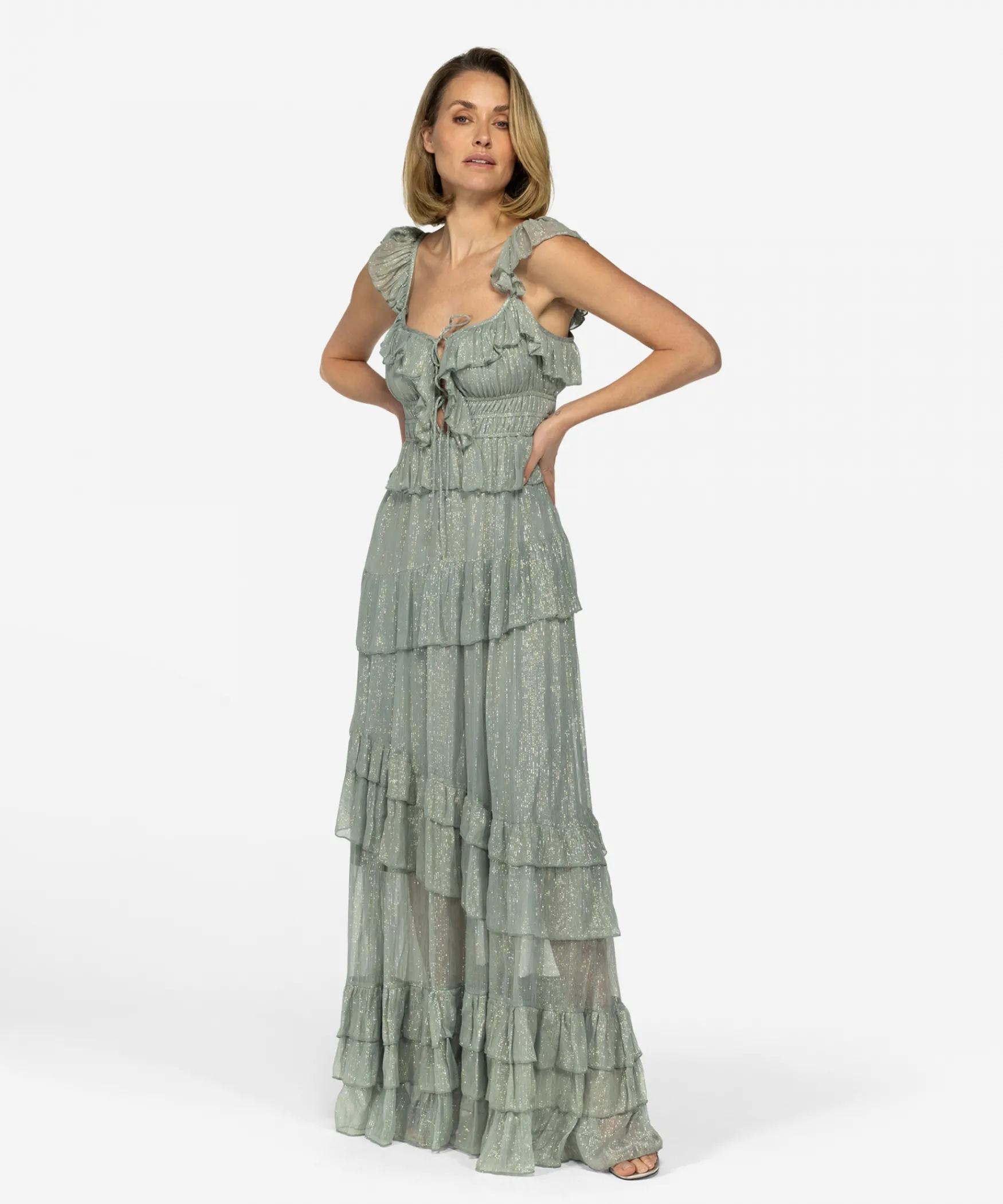 IBANA Danessa - Bridal | Blue Haze< Maxi Jurken