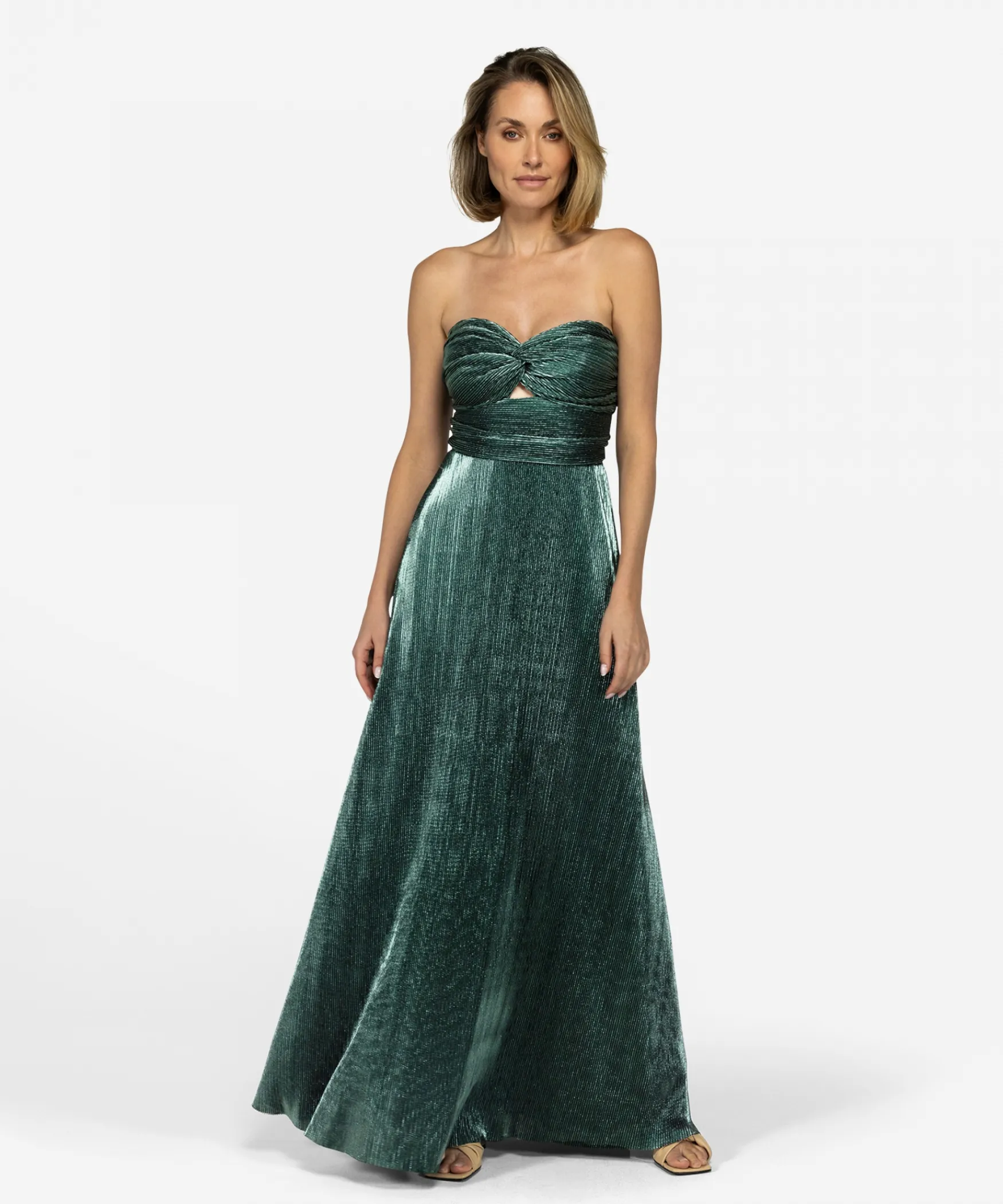 IBANA Frederique - Bridal | Emeral Green< Maxi Jurken