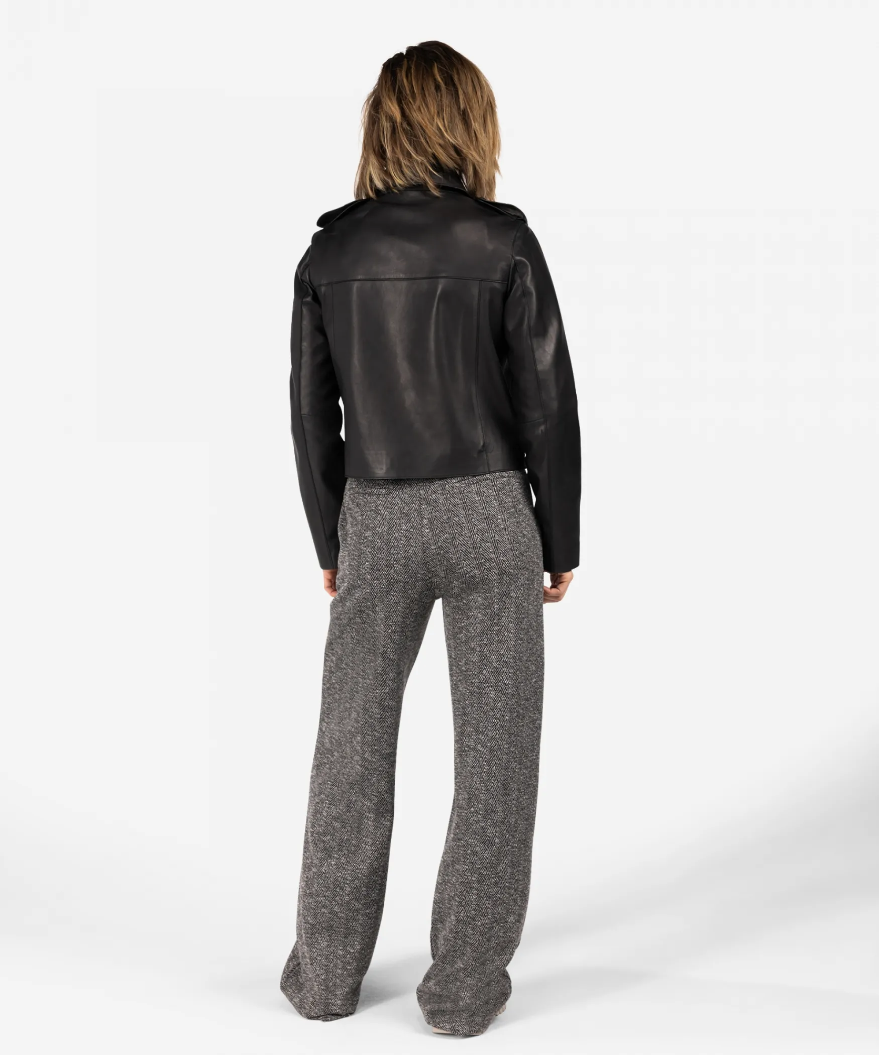 IBANA Janey | Black< Leren Jassen