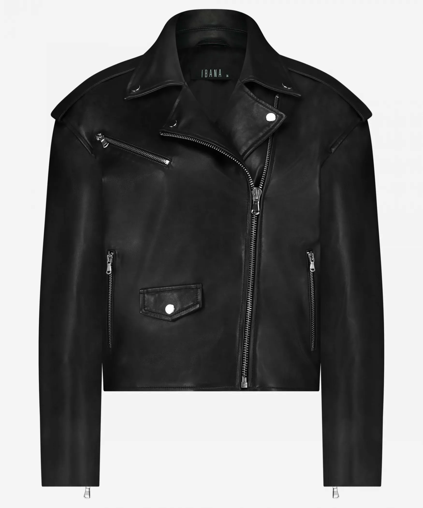 IBANA Jioya | Black< Leren Jassen