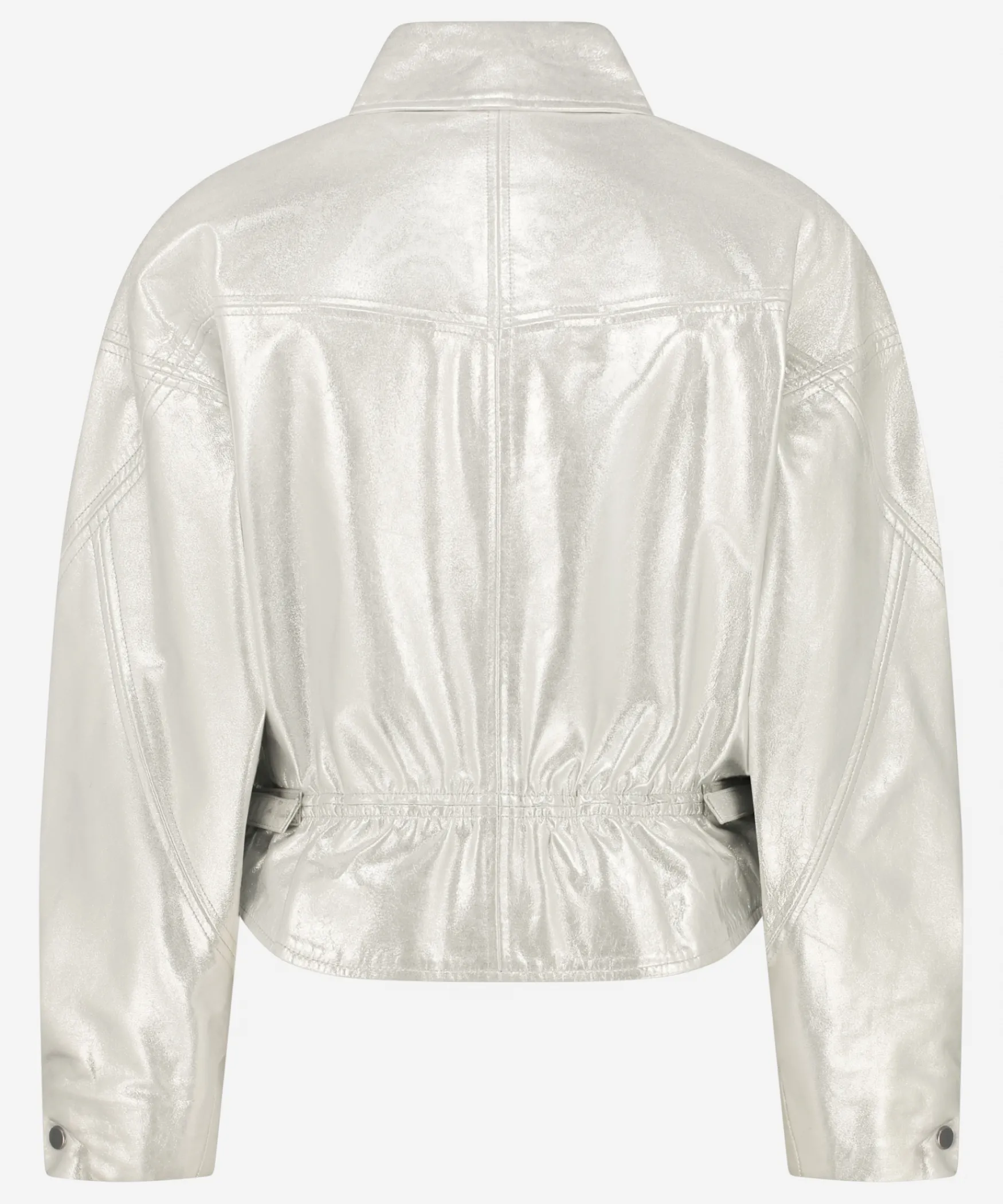IBANA Jules metallic | Sparkling Silver< Leren Jassen