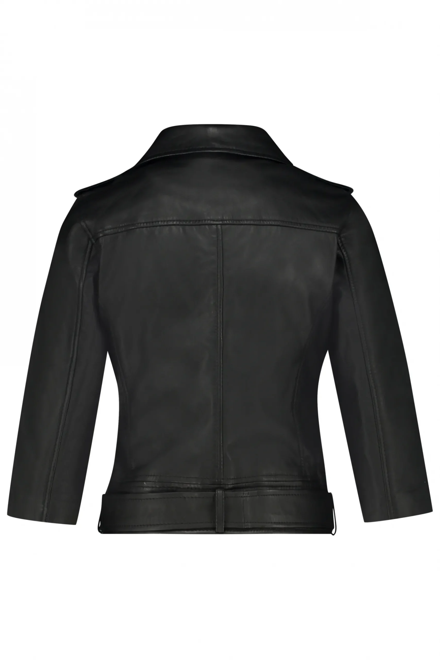 IBANA KATE MOSS | BLACK/BLACK< Leren Jassen