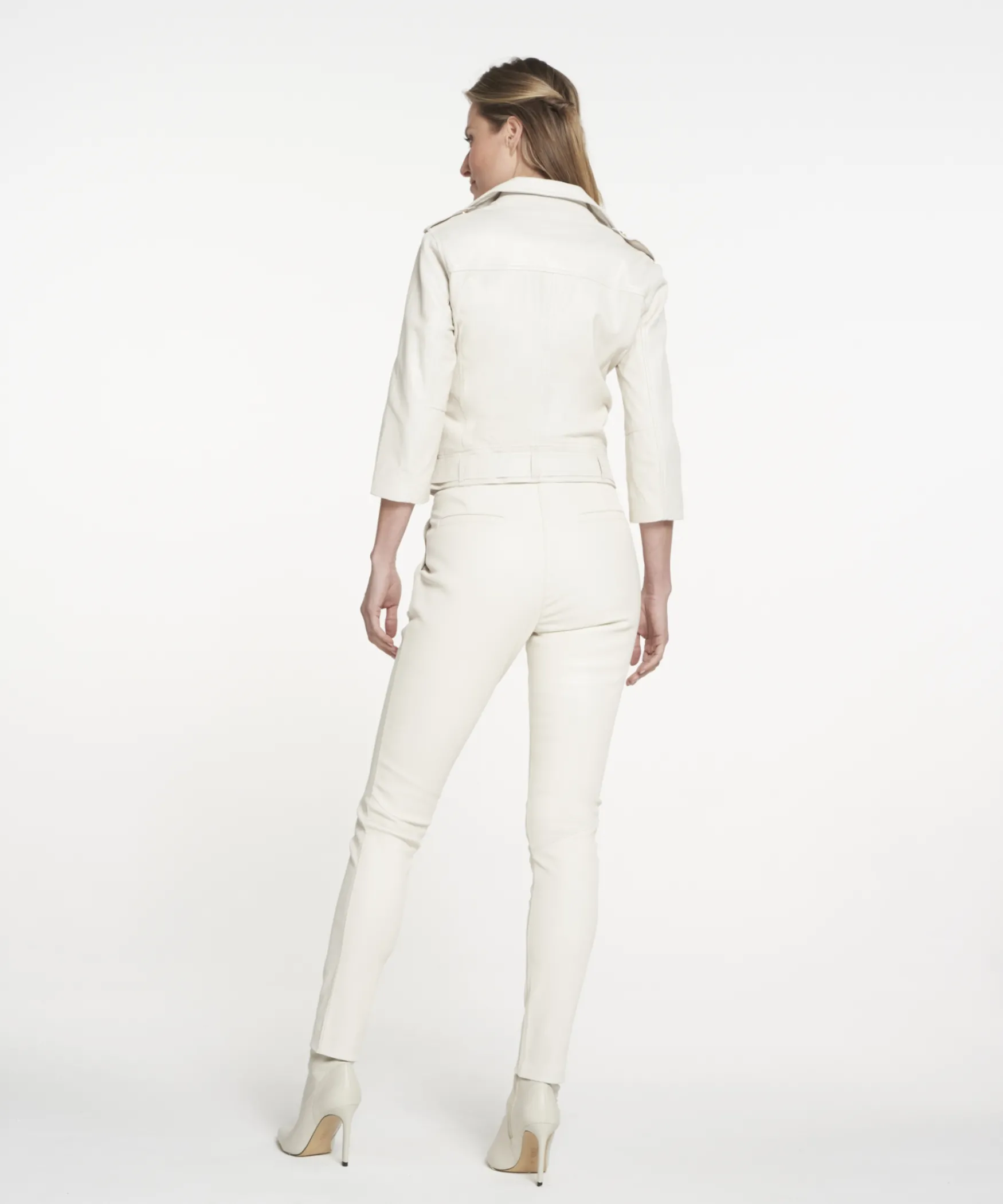 IBANA KATE MOSS | NEW WHITE< Leren Jassen