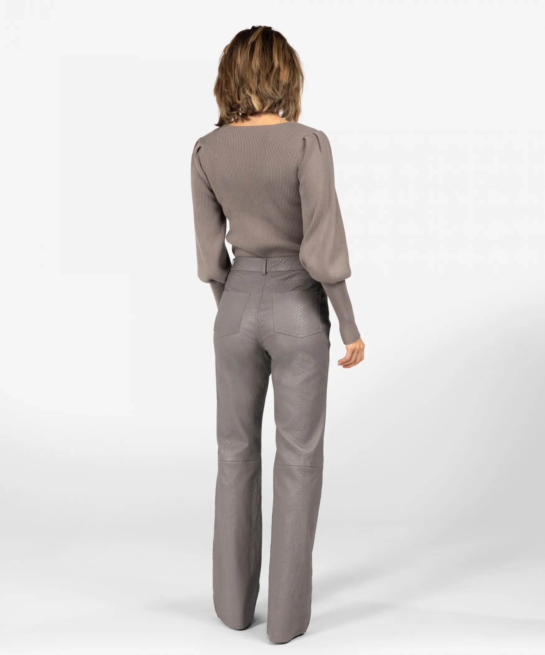 IBANA Passima Croco | < Flared | Mid Waist