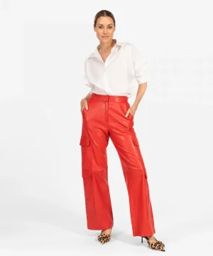 IBANA Pem | Red Bomb< High Waist | Wide Fit