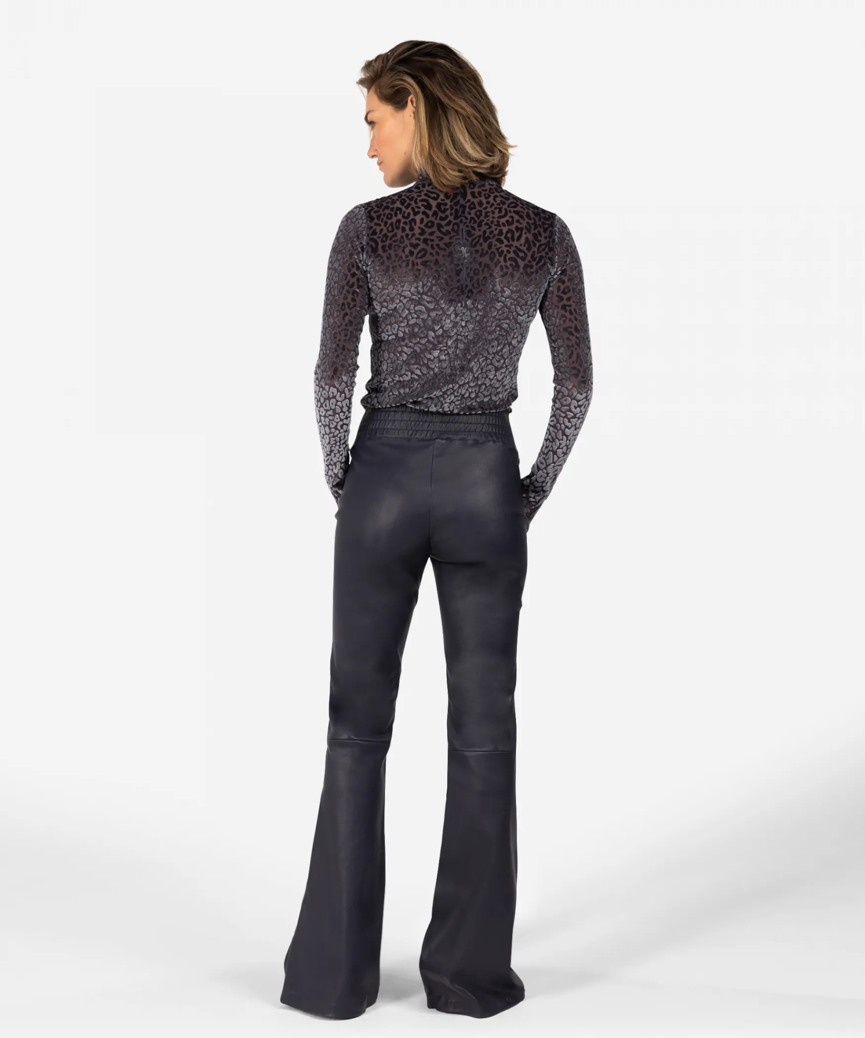IBANA Pinnie | Midnight Blue< High Waist | Flared