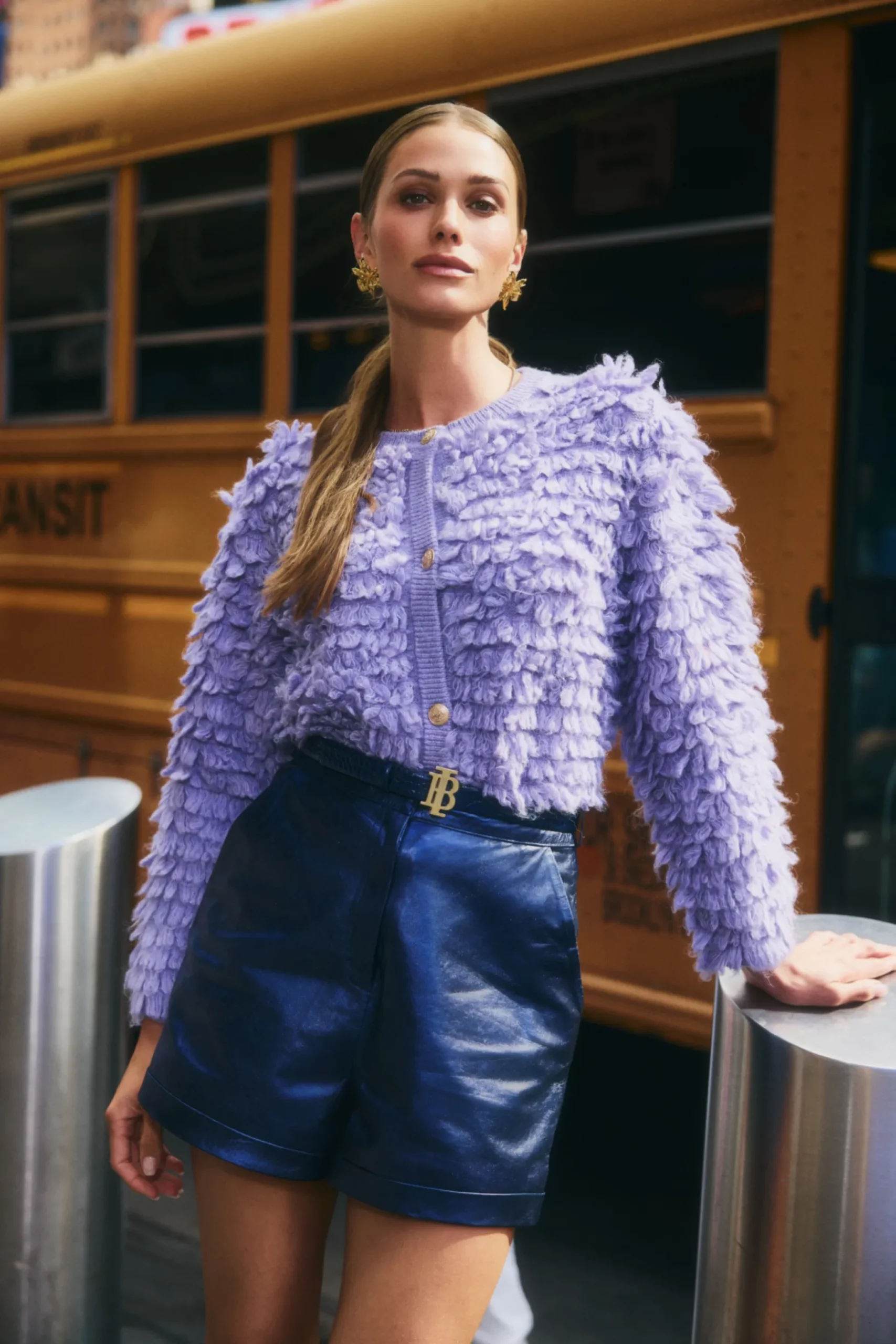 IBANA Sanny Metallic | < Mini Shorts En Rokken | Leren Shorts En Rokken