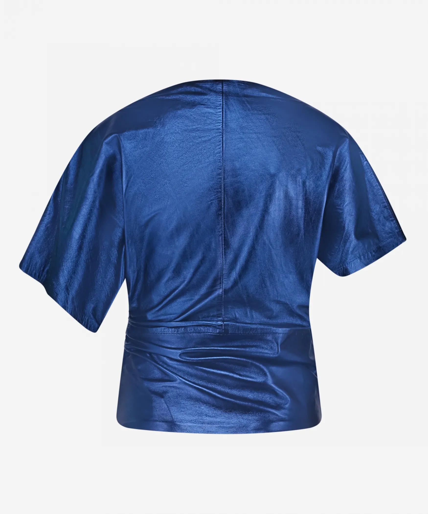 IBANA Tamiera Metallic | Purple Reign< Tops | Leren Tops En Blouses